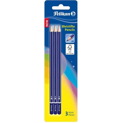 Pelikan Matite, Durezza matita 2B (0.40 mm, 2B, 3x) Pelikan Matite, Durezza matita 2B (0.40 mm, 2B, 3x)