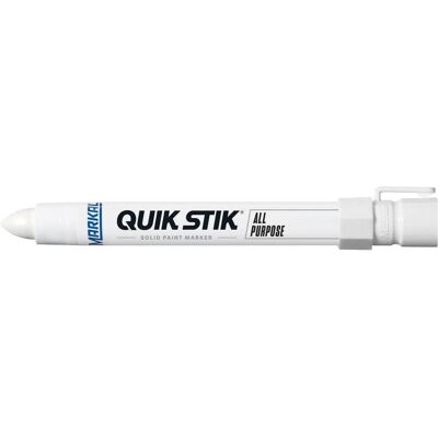Markal, Evidenziatori, Matita colorata Quik Stik Paintstik WHITE 17 mm Markal, Evidenziatori, Matita colorata Quik Stik Paintstik WHITE 17 mm