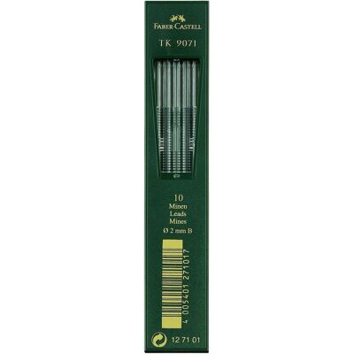 Faber-Castell, Mine per matite, 9071 (10 pz., 2 mm) Faber-Castell, Mine per matite, 9071 (10 pz., 2 mm)