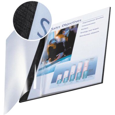 Leitz, Busta portadocumenti, Cartelle impressBIND Copertina morbida A4 10 pz - 10,5 mm, nero (A4, 10x) Leitz, Busta portadocumenti, Cartelle impressBIND Copertina morbida A4 10 pz - 10,5 mm, nero (A4, 10x)