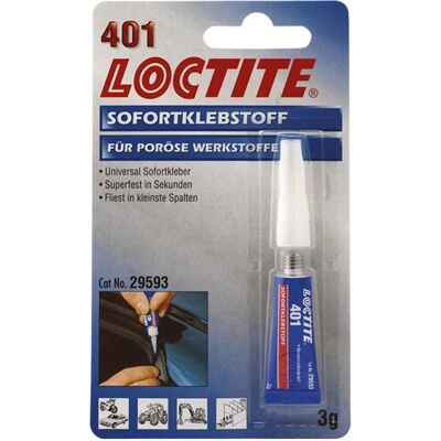 Loctite, Colla, 401 (3 g, 30 ml) Loctite, Colla, 401 (3 g, 30 ml)