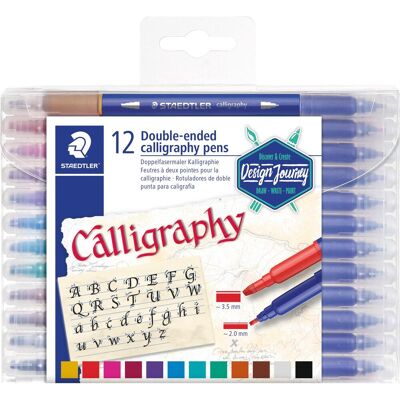Staedtler Pastelli, Calligrafia Doppia Fibra Pittrice (24x) Staedtler Pastelli, Calligrafia Doppia Fibra Pittrice (24x)