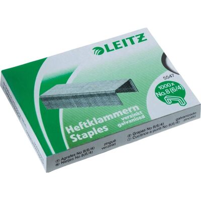 Leitz, Graffette, Heftklammern 6/4 5547 (1000x) Leitz, Graffette, Heftklammern 6/4 5547 (1000x)