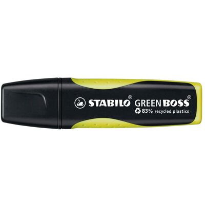 Evidenziatore STABILO GREEN BOSS - Punta doppia - Riciclato Evidenziatore STABILO GREEN BOSS - Punta doppia - Riciclato