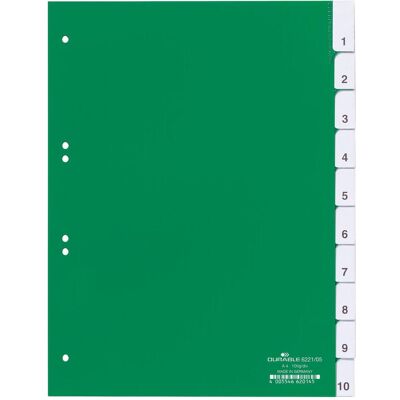 Durable, Accessori per classificatore, Registro PP Durable, Accessori per classificatore, Registro PP
