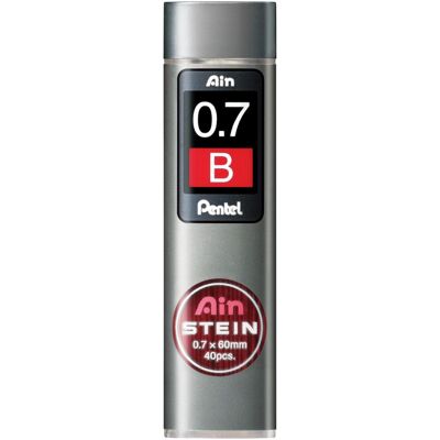 Pentel, Mine per matite, Matita meccanica porta Ain stone 0.7mm (40 pz., 0.70 mm, B) Pentel, Mine per matite, Matita meccanica porta Ain stone 0.7mm (40 pz., 0.70 mm, B)