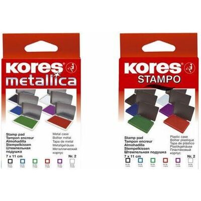 Kores, Timbro, METALLICA timbro pad misura 2 Kores, Timbro, METALLICA timbro pad misura 2
