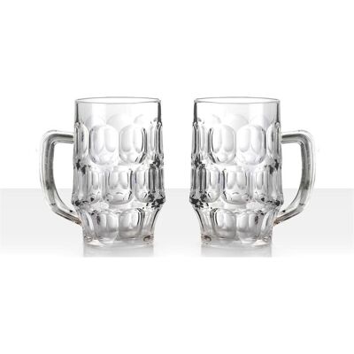Set di bicchieri da birra Brunner resistenti agli urti 60cl Set di bicchieri da birra Brunner resistenti agli urti 60cl