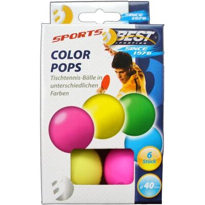 Best Sporting, Pallina da ping-pong, (6 pz.) Best Sporting, Pallina da ping-pong, (6 pz.)