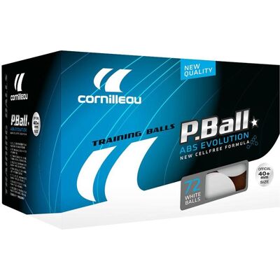 Palline ping pong Cornilleau ABS Evolution 72 - Bianche Palline ping pong Cornilleau ABS Evolution 72 - Bianche