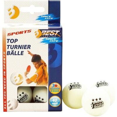 Best Sporting, Pallina da ping-pong, (6 pz.) Best Sporting, Pallina da ping-pong, (6 pz.)