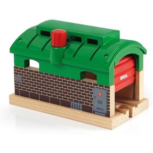Brio Capannone per locomotive con cancello mobile Brio Capannone per locomotive con cancello mobile