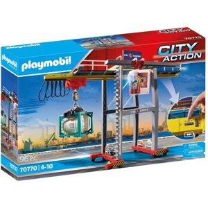 Gru a cavalletto con container (70770, Playmobil City Action) Gru a cavalletto con container (70770, Playmobil City Action)
