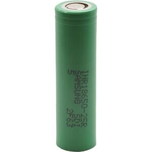 Batteria ricaricabile Samsung INR18650-25R - Alta corrente, Alta temperatura, Flat-Top - Tipo di batteria Batteria ricaricabile Samsung INR18650-25R - Alta corrente, Alta temperatura, Flat-Top - Tipo di batteria