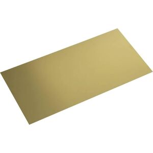 Lamina di Ottone Reely - 400mm x 200mm - 1.2mm - Foglio di metallo Lamina di Ottone Reely - 400mm x 200mm - 1.2mm - Foglio di metallo