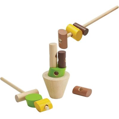 Gioco di Impilamento in Legno PlanToys - Sviluppo Motricità Fine Gioco di Impilamento in Legno PlanToys - Sviluppo Motricità Fine