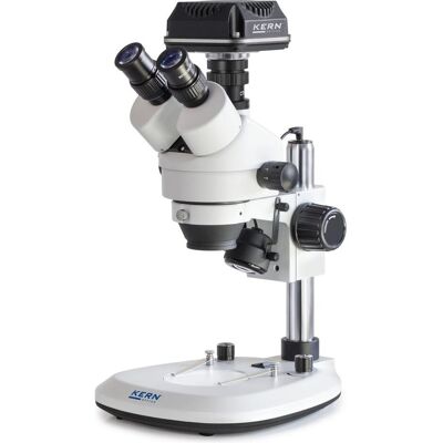 Kern OZL 464C825 stereo microscopio trinoculare 45 x luce incidente, luce trasmessa Kern OZL 464C825 stereo microscopio trinoculare 45 x luce incidente, luce trasmessa
