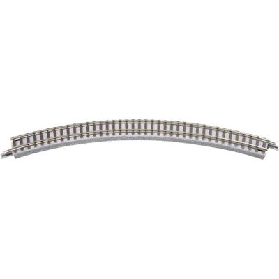 Binario modello ferroviario Rokuhan - Curva a 45° con ballast - 4 pezzi Binario modello ferroviario Rokuhan - Curva a 45° con ballast - 4 pezzi