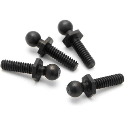 HPI Palla 4,3x20mm (4-40/nero/4pz) HPI Palla 4,3x20mm (4-40/nero/4pz)