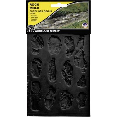Woodland Scenics WC1246 Stampo di roccia - Letto del ruscello - Modello scala Woodland Scenics WC1246 Stampo di roccia - Letto del ruscello - Modello scala