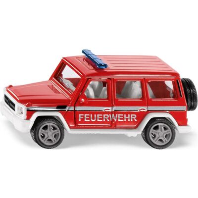 Siku Mercedes AMG G 65 Fire Engine Super Series, 1:50, 155x75x65 mm, in metallo, da 3+. Siku Mercedes AMG G 65 Fire Engine Super Series, 1:50, 155x75x65 mm, in metallo, da 3+.