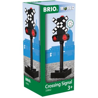 Brio Segnale ferroviario lampeggiante Brio Segnale ferroviario lampeggiante