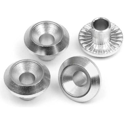 HPI Cup Racer RONDELLA RUOTA (ARGENTO/4 pezzi) HPI Cup Racer RONDELLA RUOTA (ARGENTO/4 pezzi)