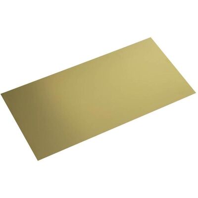 Reely Lamiera in ottone - 400x200x1mm - Lamiera in ottone Reely Lamiera in ottone - 400x200x1mm - Lamiera in ottone