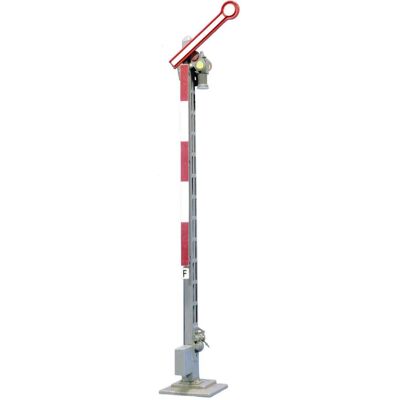 Segnale ferroviario Viessmann 4530 H0 - A un braccio, Pilone stretto, Luci rosso-verde Segnale ferroviario Viessmann 4530 H0 - A un braccio, Pilone stretto, Luci rosso-verde