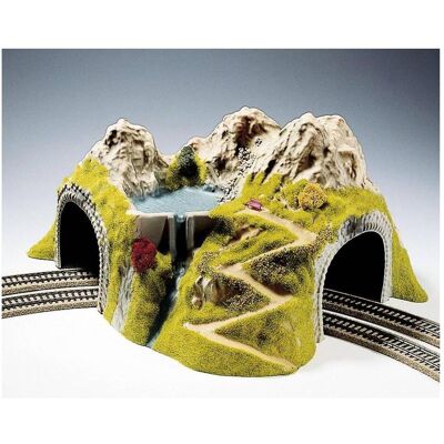 Noch H0 Modello pronto per il tunnel a 2 binari Noch H0 Modello pronto per il tunnel a 2 binari