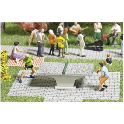 Busch H0 ActionSet Tennis da tavolo Busch H0 ActionSet Tennis da tavolo