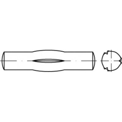 TOOLCRAFT TO-5438079 Perno di rivettatura in acciaio 5mm - 100 pz TOOLCRAFT TO-5438079 Perno di rivettatura in acciaio 5mm - 100 pz