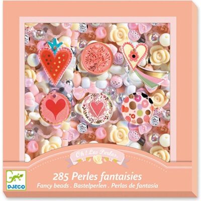 Set di perline Djeco - Creazioni di gioielli con cuori per bambini Set di perline Djeco - Creazioni di gioielli con cuori per bambini