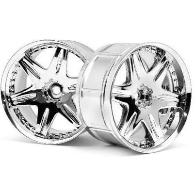 HPI LP35 Cerchio lavoro LS406 cromo (2pcs) HPI LP35 Cerchio lavoro LS406 cromo (2pcs)