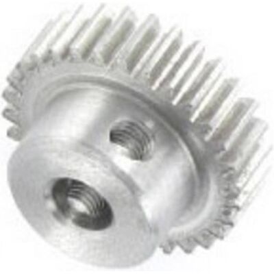 Reely Ingranaggio in acciaio - Modulo 0,5 - Ø 4mm - 30 denti Reely Ingranaggio in acciaio - Modulo 0,5 - Ø 4mm - 30 denti