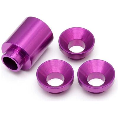 HPI Baja 5b Set di distanziali per il supporto della campana della frizione (viola) HPI Baja 5b Set di distanziali per il supporto della campana della frizione (viola)
