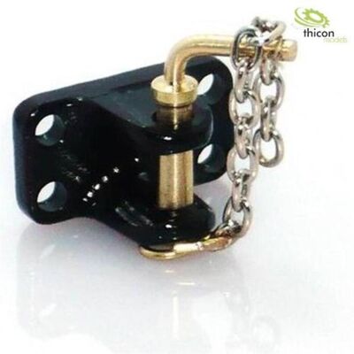 Thicon Models 50033 Gancio di traino in alluminio anodizzato nero per camion RC - Accessorio Thicon Models 50033 Gancio di traino in alluminio anodizzato nero per camion RC - Accessorio
