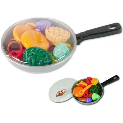 Beeboo, Accessori supermercato giocattolo, Padella con cibo Beeboo, Accessori supermercato giocattolo, Padella con cibo