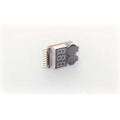 Tester di Tensione Swaytronic - Digitale, Programmabile per Batterie LiPo 1-8S Tester di Tensione Swaytronic - Digitale, Programmabile per Batterie LiPo 1-8S