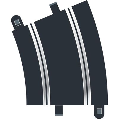 Scalextric C153 Curva di raggio 3 22,5° - Pista Scalextric C153 Curva di raggio 3 22,5° - Pista