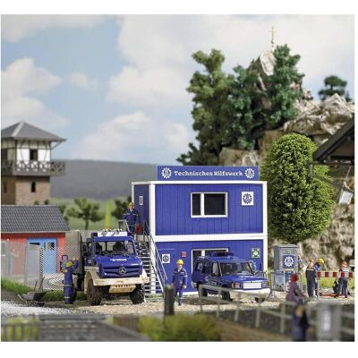 Busch H0 THW Set di contenitori Busch H0 THW Set di contenitori