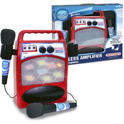 Bontempi Amplificatore senza fili con 2 microfoni Bontempi Amplificatore senza fili con 2 microfoni