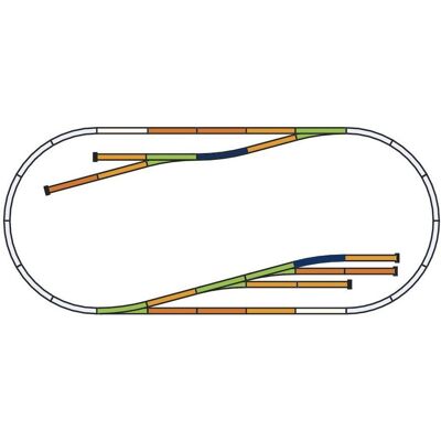 Piko H0 A-Track 55330 Supplementary Se (Traccia H0) Piko H0 A-Track 55330 Supplementary Se (Traccia H0)