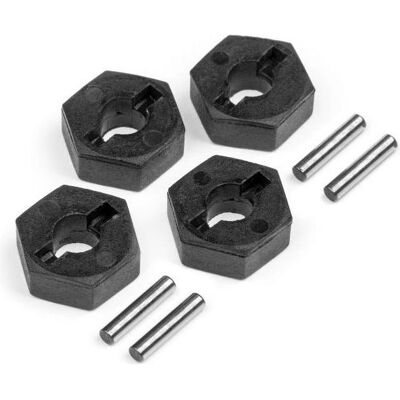 HPI Jumpshot - 12MMM WHEEL HEX HUB SET (4PCS) HPI Jumpshot - 12MMM WHEEL HEX HUB SET (4PCS)