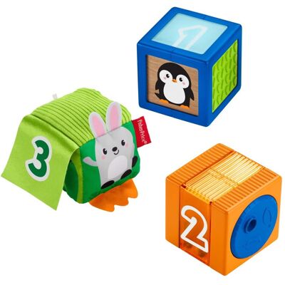 Fisher Price tattile, Blocchi sensoriali Impila e Scopri Fisher Price tattile, Blocchi sensoriali Impila e Scopri