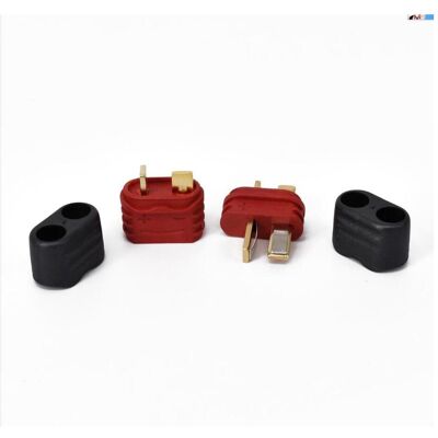 Swaytronic Sistema di connettori LiPo Nuovo DEAN T-Plug con cappuccio di protezione 10 coppie Swaytronic Sistema di connettori LiPo Nuovo DEAN T-Plug con cappuccio di protezione 10 coppie