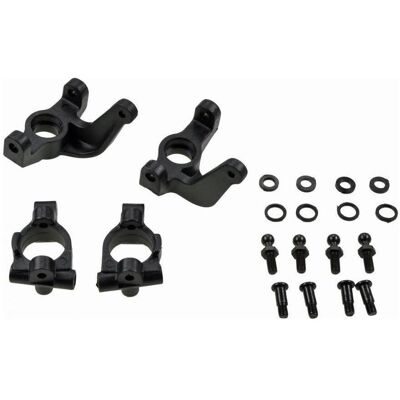 Carson Set di bracci dello sterzo e nocche anteriori X10EB Carson Set di bracci dello sterzo e nocche anteriori X10EB