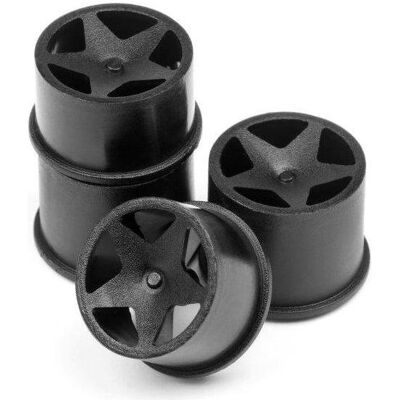 HPI Q32 - Set di ruote Super Star (nero/4 pezzi) HPI Q32 - Set di ruote Super Star (nero/4 pezzi)