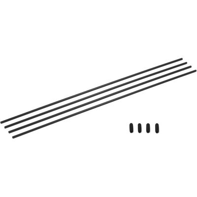 Carson Tubo dell'antenna nero 4Pz. Carson Tubo dell'antenna nero 4Pz.