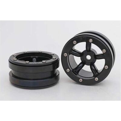 Absima Ruote Beadlock PT-Safari Nero/Nero 1.9 (2 pezzi) Absima Ruote Beadlock PT-Safari Nero/Nero 1.9 (2 pezzi)
